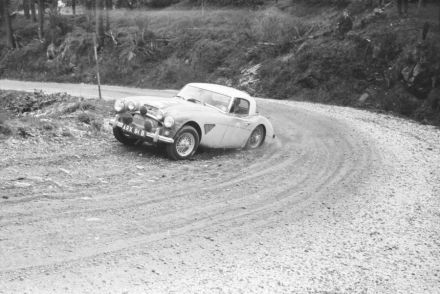Paddy Hopkirk i Henry Liddon – Austin Healey 3000.