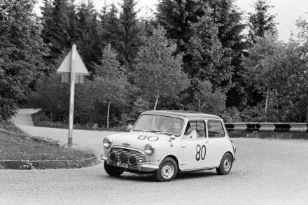 Walter Pöltinger i Ernst Merinsky – Morris Mini Cooper.