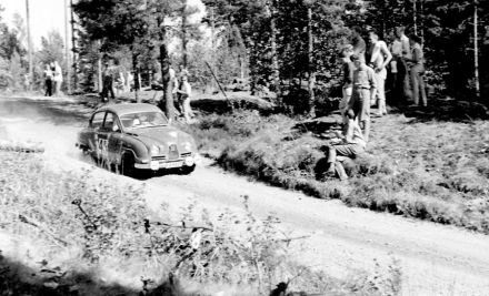 Ake Andersson i Roland Anostarn – Saab 96.