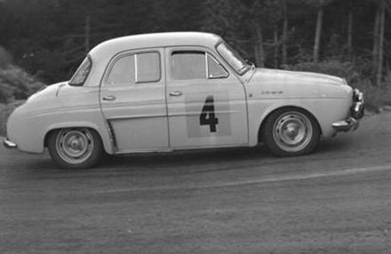 Jean Marie Ellen i Tommy Franklin – Renault Dauphine.