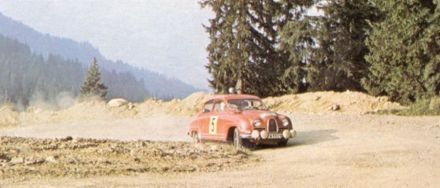 Erik Carlsson i Gunnar Palm – Saab 96.