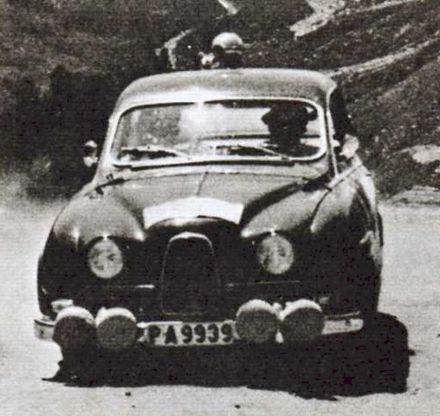 Erik Carlsson i Gunnar Palm – Saab 96.