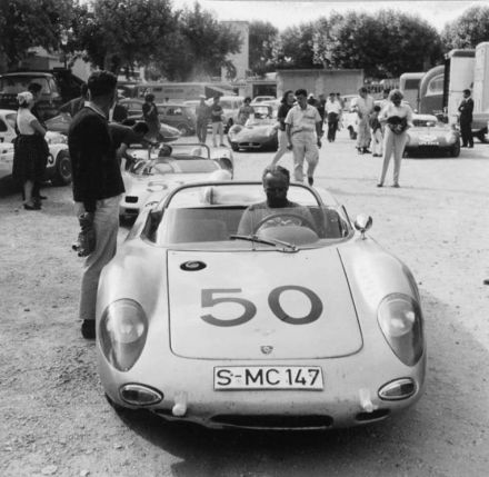 Edgar Barth – Porsche 718 RS spider.