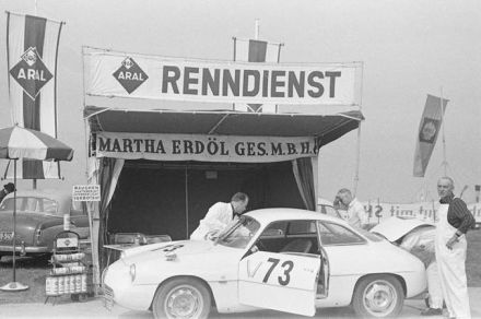 Bruno Martellanz - Alfa Romeo Giulietta Sprint Zagato.