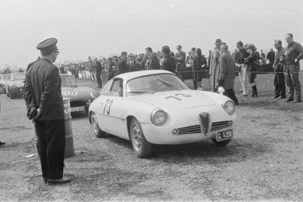 Bruno Martellanz - Alfa Romeo Giulietta Sprint Zagato.