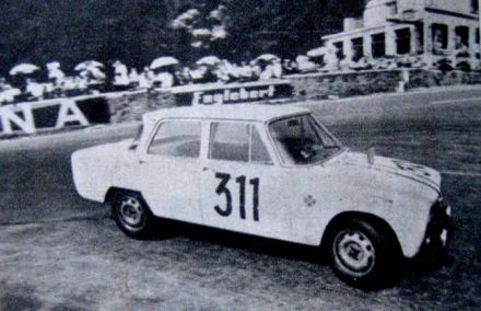 Lucien Bianchi i Fernand Masoero - Alfa Romeo Giulia Super Ti.