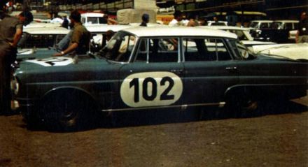 Robert Crevits i Taf Gosselin - Mercedes Benz 300 SE.
