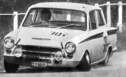 Jacky Ickx i Teddy Pilette - Ford Lotus Cortina.
