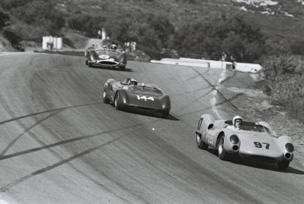 Nr.97. Dave MacDonald - Cooper King Cobra, Nr.144. Frank Monise - Lotus 23 B, Nr.4. Jack Flaherty – Genie.