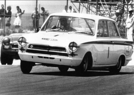John Whitmore - Ford Cortina Lotus.
