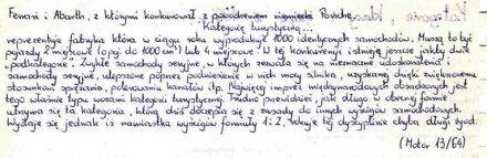 Mistrzostwa Świata samochodów sportowych 1964r