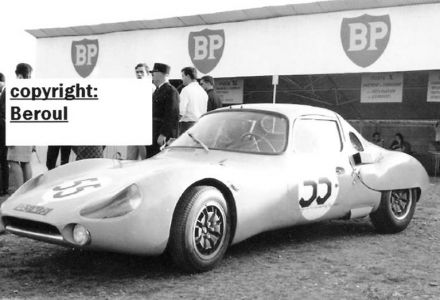 Gérard Laureau i Jean Pierre Beltoise - René Bonnet Aérodjet Renault.