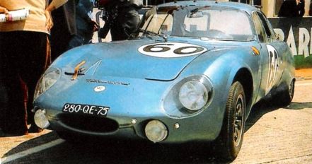 Bruno Basini i Roland Charriere - René Bonnet RB5 Renault.