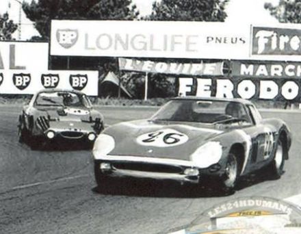 Ed Hugus i José Rosinski - Ferrari 250 GTO/64.