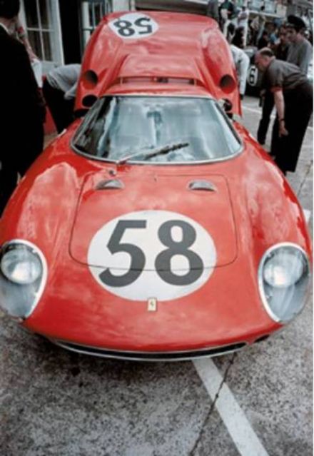 David Piper i Jochen Rindt - Ferrari 250 LM.