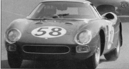 David Piper i Jochen Rindt - Ferrari 250 LM.