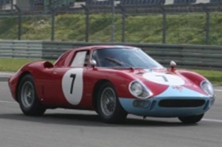 Graham Hill i Jo Bonnier - Ferrari 250 LM.