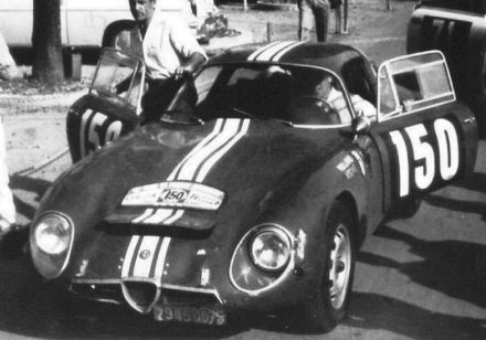 Jean Rolland i Gabriel Augias - Alfa Romeo Giulia TZ.
