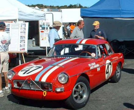 Ed Leslie i John Dalton - MG MGB.