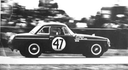 Ed Leslie i John Dalton - MG MGB.