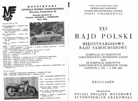 Rajd Polski - 1965r