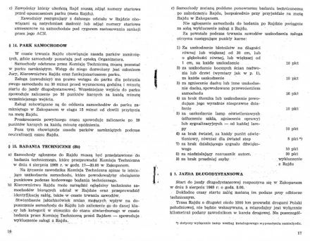 Rajd Polski - 1965r