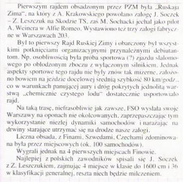 1 Rajd  Rosyjska  Zima