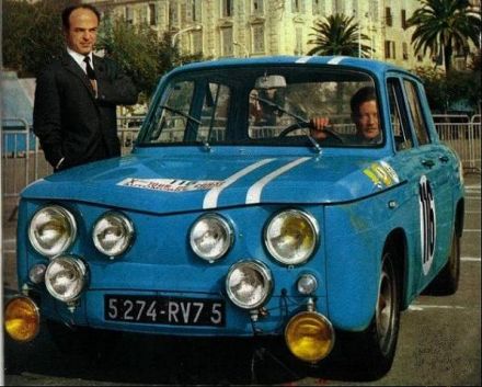 P.Orsini i J.B.Canonici - Renault 8 Gordini.