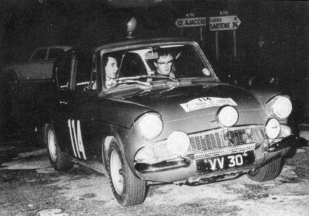 Vic Elford – Ford Anglia.