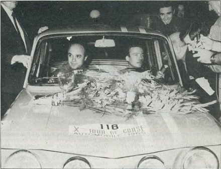 P.Orsini i J.B.Canonici - Renault 8 Gordini.