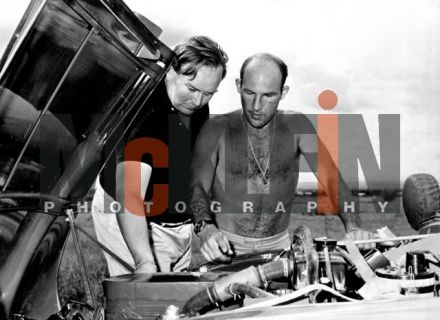 Eric Carlsson i Stirling Moss.