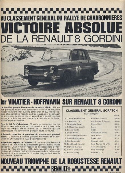 18 Rajd Lyon - Charbonnieres. 4 eliminacja