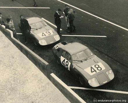 Austiny-Healey Sebring Sprite przygotowane do startu