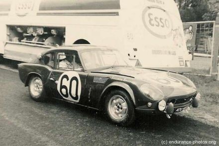 Jean Jacques Thuner i Simo Lampinen na samochodzie Triumph Spitfire
