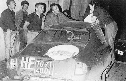 Rene Trautmann i Claudine Bouchet – Lancia Flavia Zagato.
