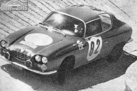 Rene Trautmann i Claudine Bouchet – Lancia Flavia Zagato.