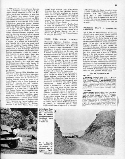 26 Rallye Coupe des Alpes