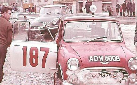 Richard Tilley i Ch.P.Williams – Austin Mini Cooper.