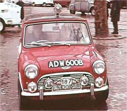 Richard Tilley i Ch.P.Williams – Austin Mini Cooper.