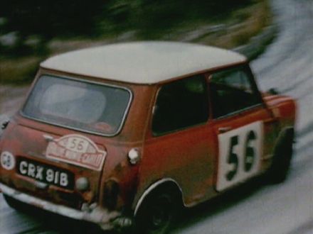 Paddy Hopkirk i Henry Liddon – BMC Mini Cooper S.