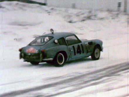 Simo Lampinen i Jyrki Ahava – Triumph Spitfire.