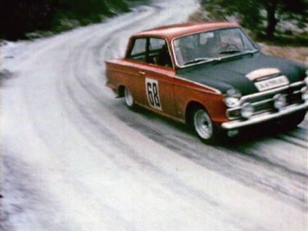 Bengt Soderstrom i So Svedberg – Ford Cortina Lotus.