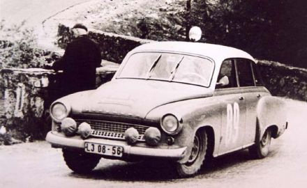 Kurt Rudiger i Gunter Gries – Wartburg 1000.