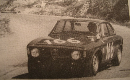Alessandro Federico i Mario Cabral na samochodzie Alfa Romeo GTA