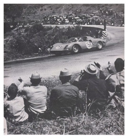 Nino Vaccarella i Lorenzo Bandini na samochodzie Ferrari 275 P2