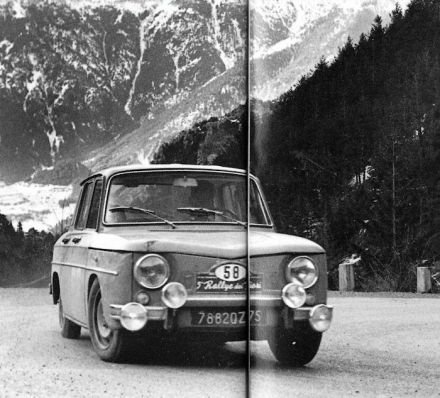 Berndt Jansson i Gunnar Liljedahl – Renault 8 Gordini.