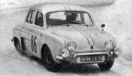Jean Francois Piot i Henry Pescarolo – Renault Dauphine.