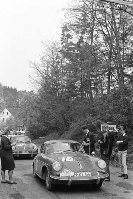 Rudolf Trefz i G.Koppe - Porsche 356 B.