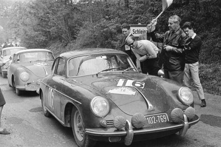 S.Sutzberger i H.Wanko - Porsche 356 B.