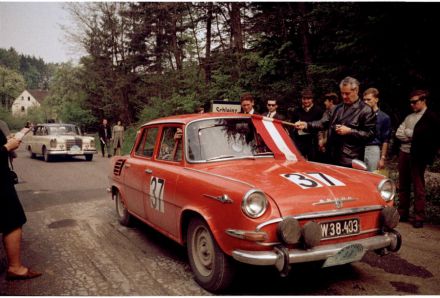 F.Pretscher i ? - Škoda 1000 MB.